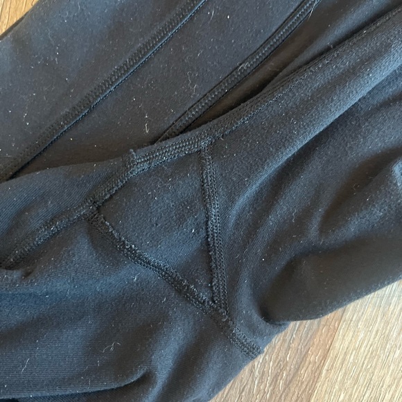 Lululemon Wide Leg Flare solid Black leggings - Picture 5 of 7